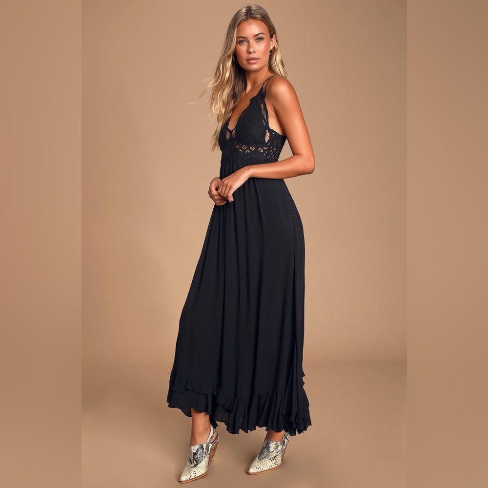 new FREE PEOPLE  Adella Maxi Cotton Dress  J384S599 - Picture 6 of 10